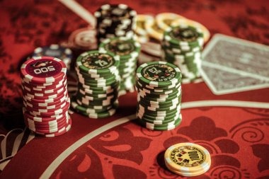 Baccarat game interface with betting options